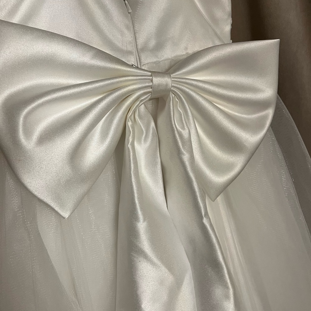 ivory flower girl dress - Picture 4 of 5